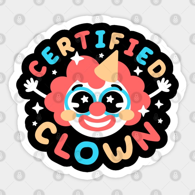 Certified clown Sticker by NemiMakeit